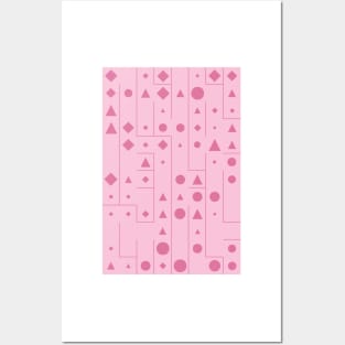 Gift for Valentines Day - Geometric Pattern - Shapes #12 Posters and Art